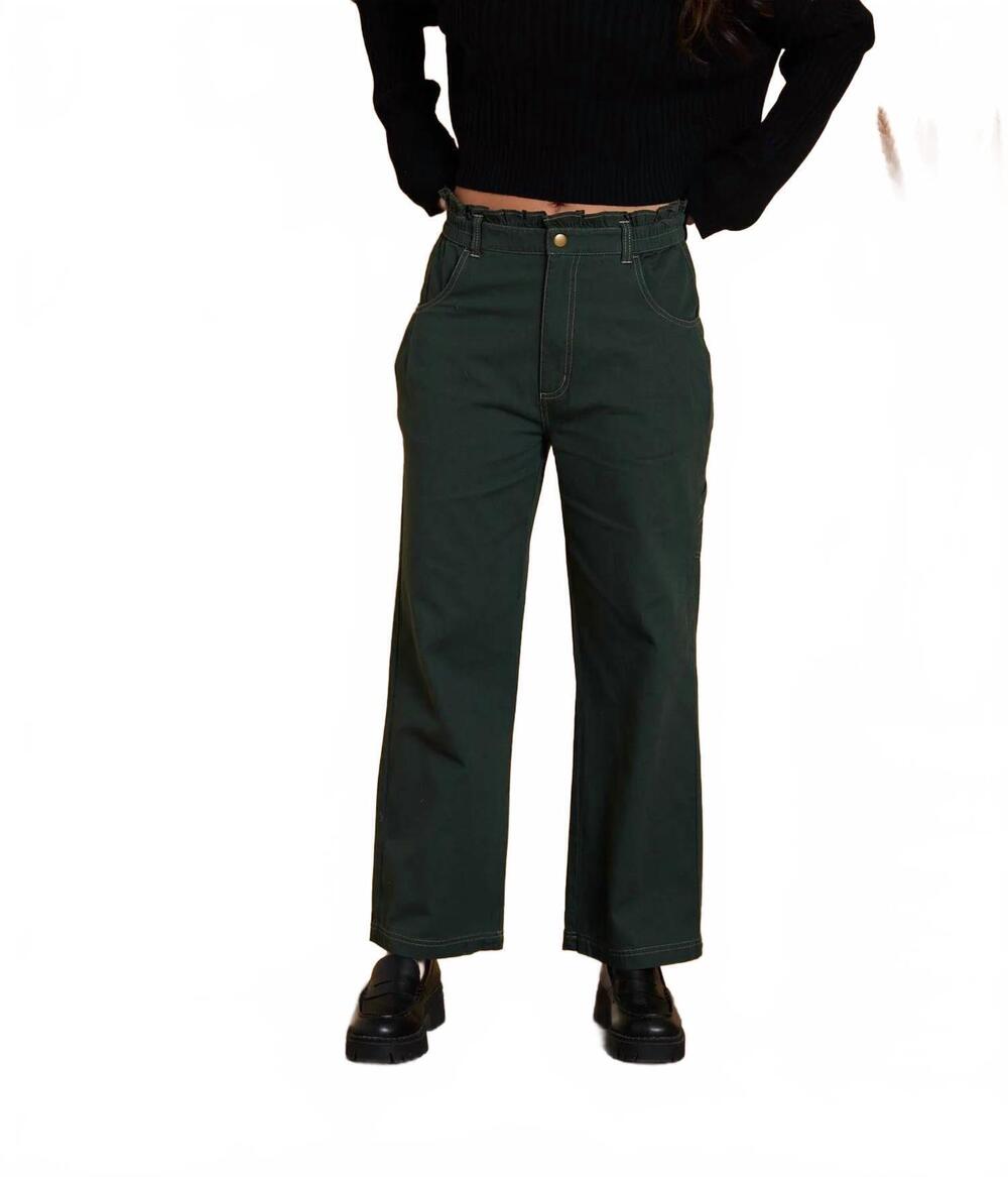 NEW KNOWN SUPPLY women's sailor deep forest denim in blue